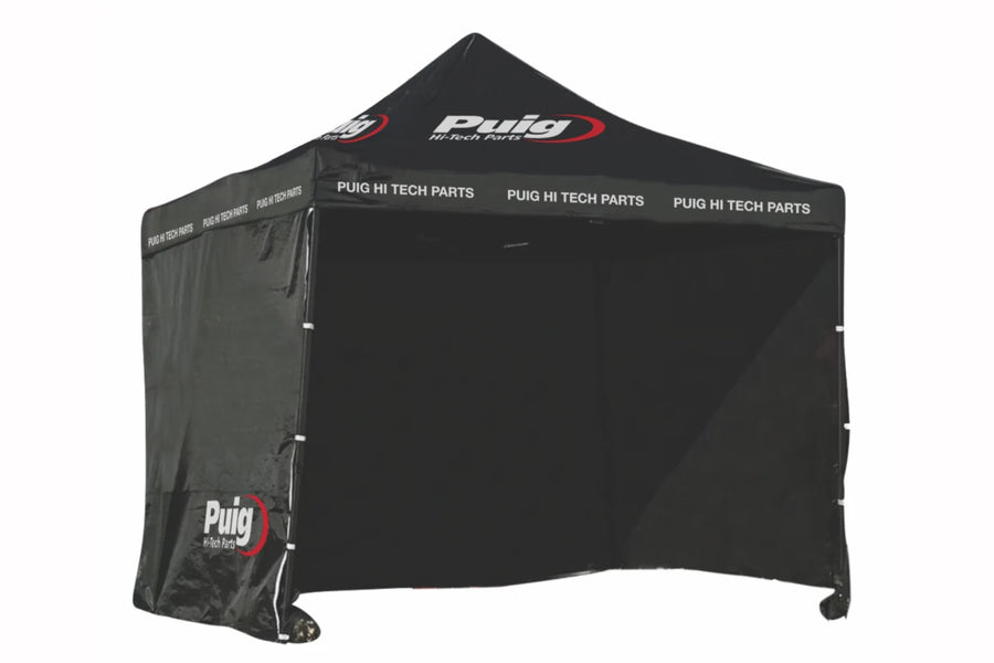 UNIVERSAL UNIVERSAL UNIVERSAL – Tenda dobrável Puig Hi-Tech Parts – Preto