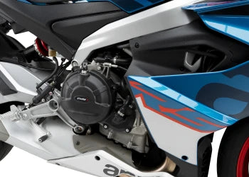 APRILIA RS 660 FACTORY [2025] – Almofada de borracha adaptadora para apoio de pés “Rider” – Preto