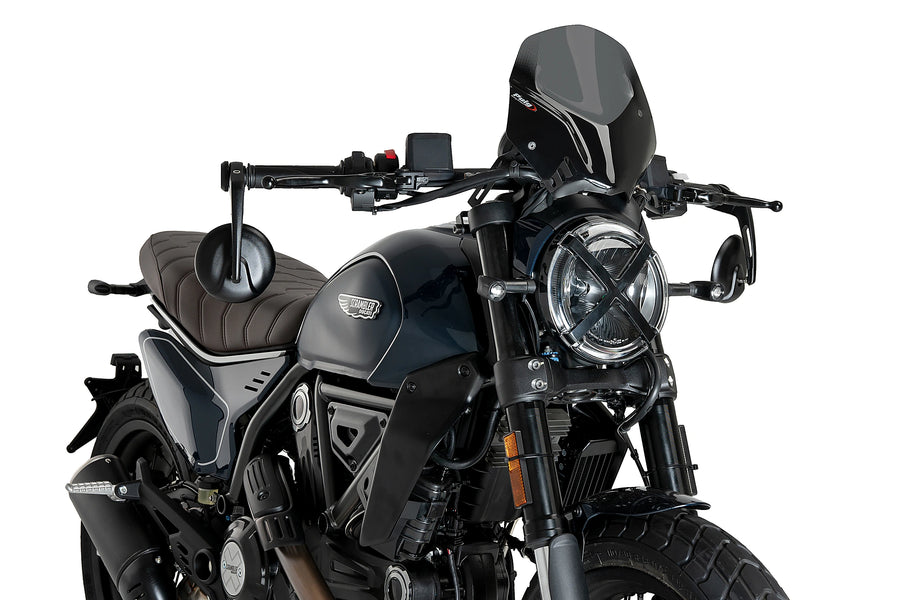DUCATI SCRAMBLER FULL THROTTLE [2025] - Pára-brisa esportivo de nova geração | Fortemente tonificado | PUIG 21580F