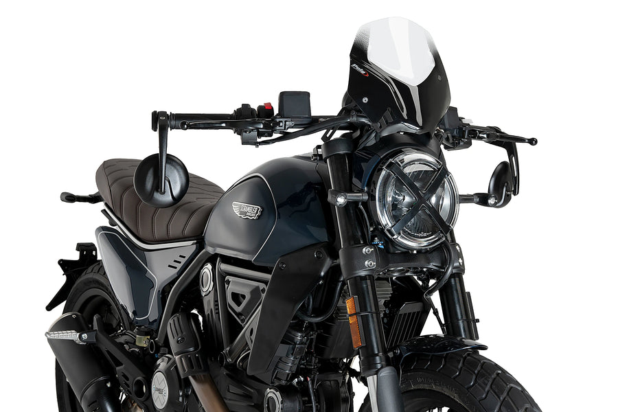 DUCATI SCRAMBLER FULL THROTTLE [2025] - Pára-brisa esportivo de nova geração | Limpar | PUIG 21580W
