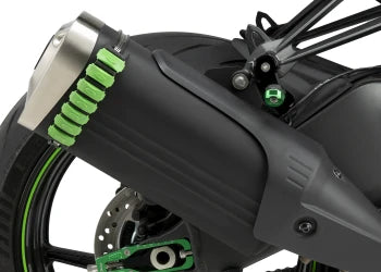 KAWASAKI ZX-6R NINJA [2025] – Placas de calcanhar – Preto