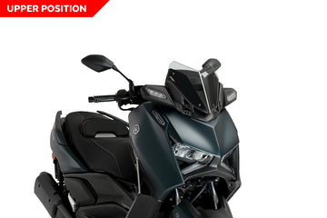 YAMAHA X-MAX 300 TECH MAX + [2024] - Pára-brisa esportivo V-Tech Line | Matizado | PUIG 21744H