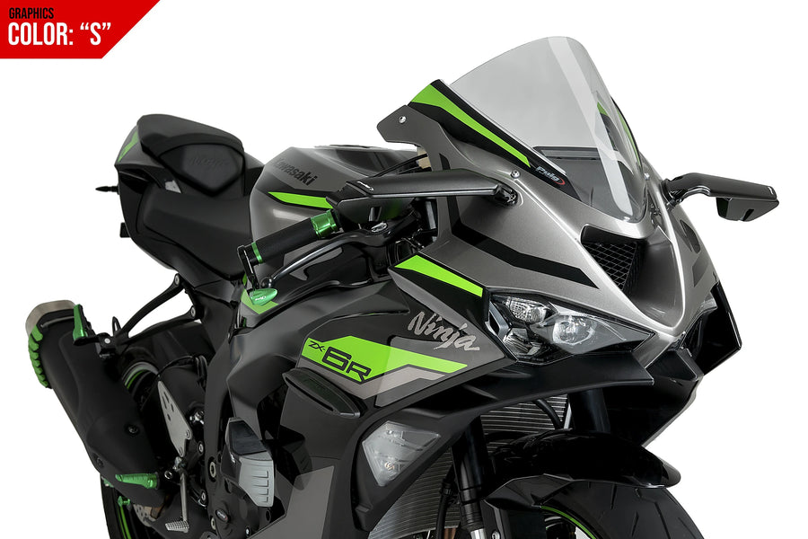 KAWASAKI ZX-6R [2025] - Tela PUIG Z-Racing | Gráficos | PUIG 21831S