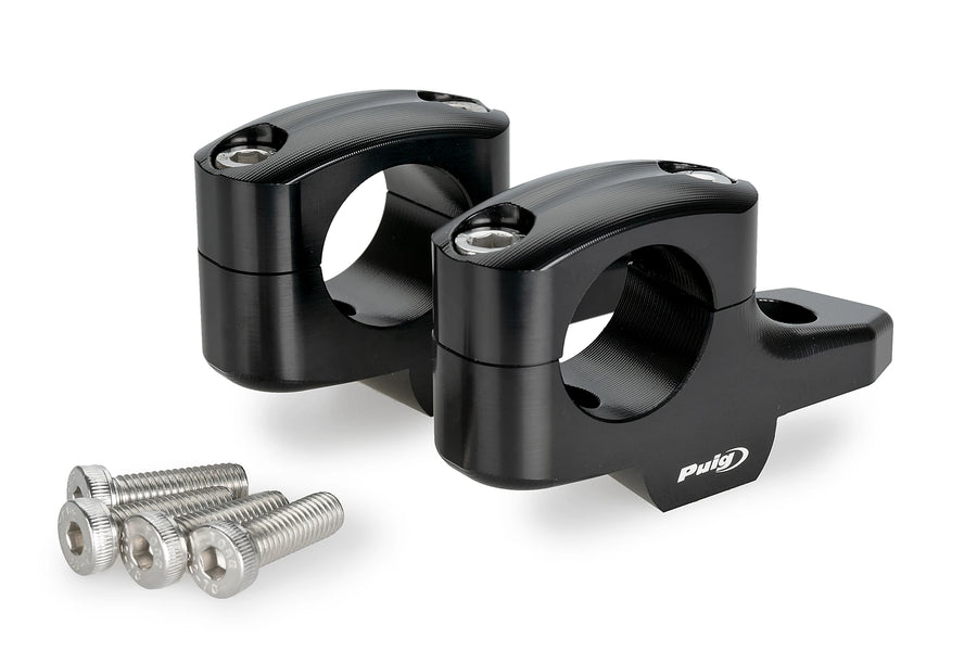 BMW R 1300 GS TROPHY [2025] - Elevadores de guiador pullback | Preto | PUIG 21882N