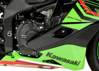 KAWASAKI ZX-4RR NINJA [2025] – Almofada de borracha adaptadora para apoio de pés “Rider” – Preto