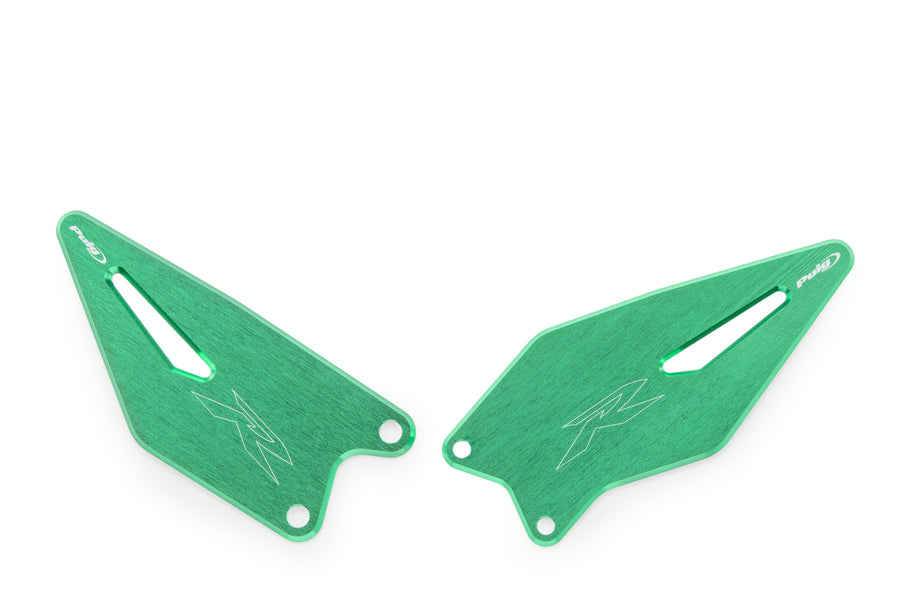 KAWASAKI ZX-6R NINJA [2025] – Placas de calcanhar – Preto