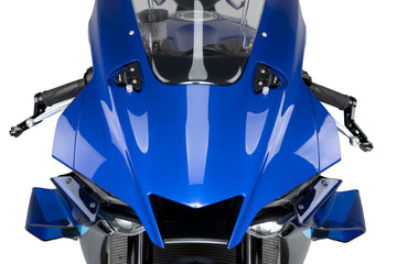 YAMAHA YZF-R1M [2025] – Capas dos espelhos retrovisores com conjunto de indicadores de abas – Preto