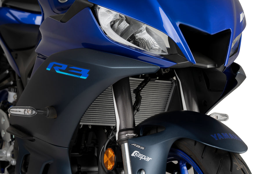 KTM RC 390 [2025] – Adesivo do kit de proteção do garfo – Look carbono