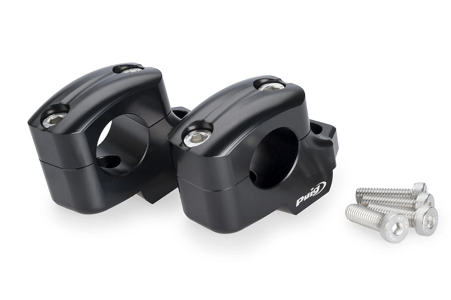 YAMAHA MT-09 Y-AMT [2024] - Tirantes de guiador pullback | Preto | PUIG 22101N