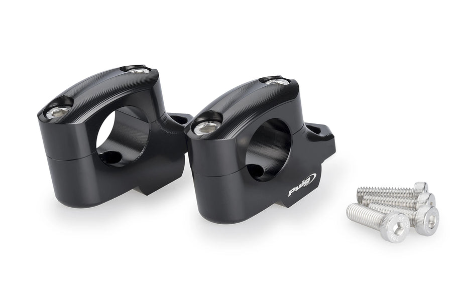 BMW F 900 GS ADVENTURE [2024] - Elevadores de guiador pullback | Preto | PUIG 22141N