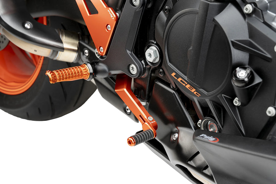 KTM 990 DUKE R [2025] - Pedal de freio ajustável | Laranja | PUIG 22206T