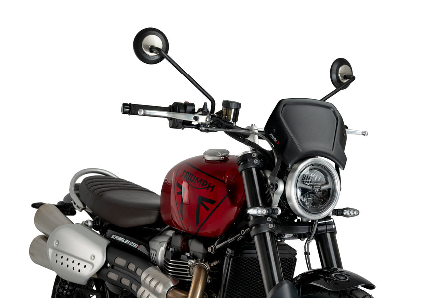 TRIUMPH SCRAMBLER 1200X [2025] – Painel frontal ALU – preto