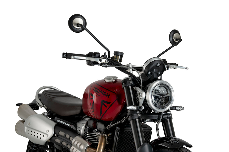 TRIUMPH SCRAMBLER 1200X [2025] – Painel frontal ALU – preto