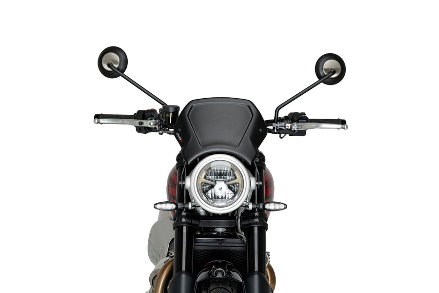 TRIUMPH SCRAMBLER 1200X [2025] – Painel frontal ALU – preto
