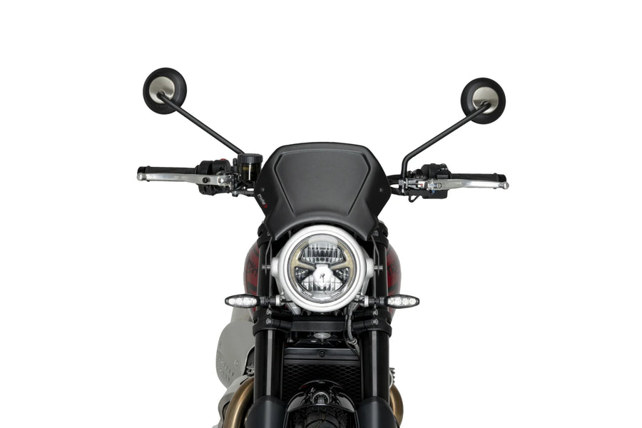 TRIUMPH SCRAMBLER 1200X [2025] – Painel frontal ALU – preto