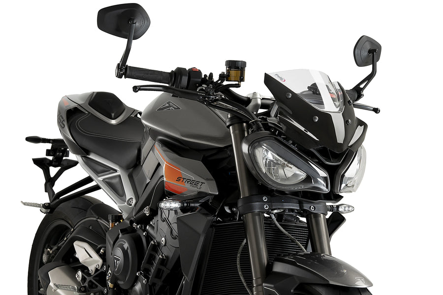 TRIUMPH STREET TRIPLE 765 RS [2025] - Pára-brisa esportivo de nova geração | Limpar | PUIG 22234W