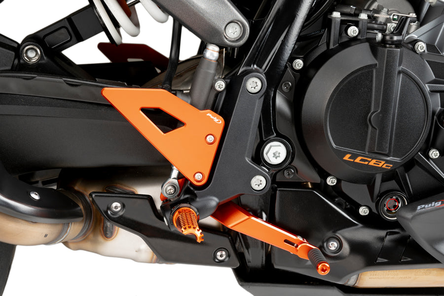 KTM 990 DUKE R [2025] – Placas de calcanhar – Preto