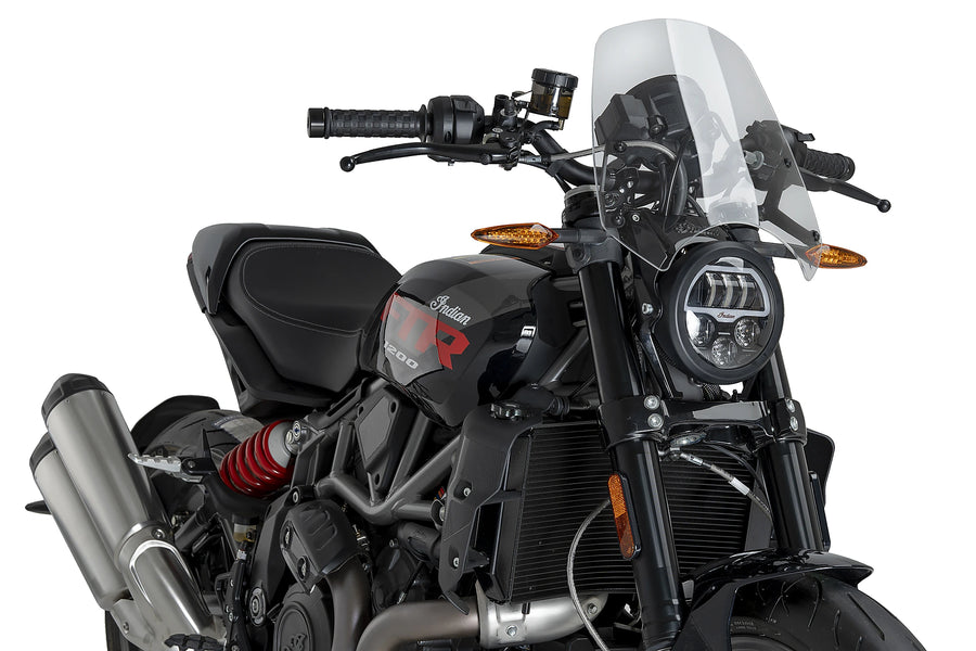 INDIAN FTR 1200 SPORT [2025] - Pára-brisa esportivo PUIG de nova geração | Limpar | PUIG 22348W