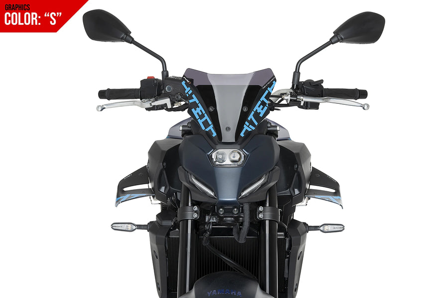 YAMAHA MT-07 Y-AMT [2025] - Pára-brisa esportivo de nova geração | Gráficos | PUIG 22412S
