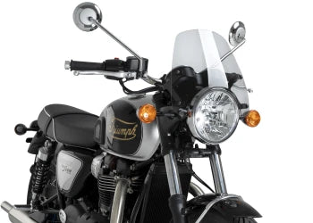 TRIUMPH BONNEVILLE T 120 BLACK [2025] – tela touring – transparente
