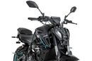 YAMAHA MT-07 PURE [2024] - Spoiler D12 | Preto | PUIG 22459N