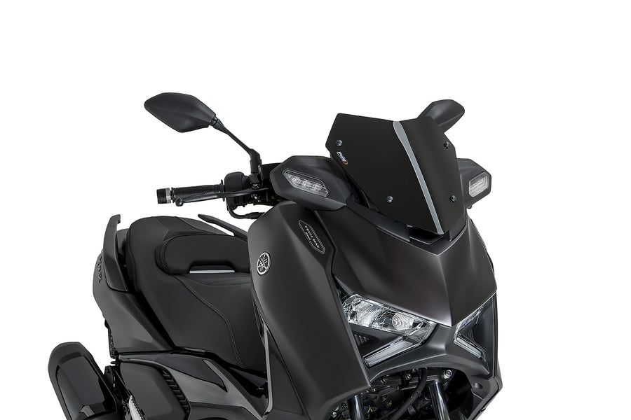YAMAHA X-MAX 300 TECH MAX [2025] - Pára-brisa esportivo V-Tech Line | Preto | PUIG 22571N