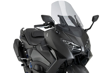 YAMAHA T-MAX 560 TECH MAX [2025] - Spoiler D12 | Preto mate | PUIG 22606J