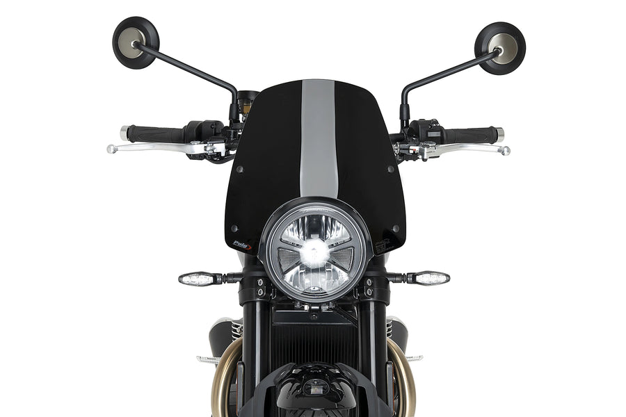 TRIUMPH SPEED TWIN 1200 - New Generation Sport Windschild | Schwarz | PUIG 22618N