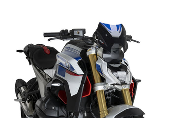 BMW R1300R [2025] - Pára-brisa esportivo PUIG de nova geração | Azul | PUIG 22710A