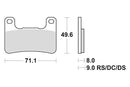 SUZUKI GSX R 750 [2004-2010] - Pastilhas de freio duplas sinterizadas