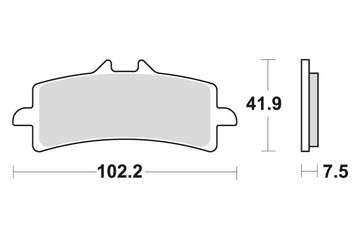 MV AGUSTA BRUTALE [2010-2017] - Pastilhas de freio Dual Sinter