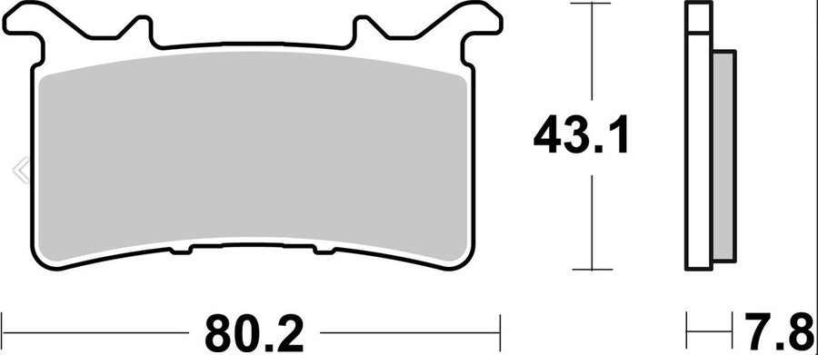 BMW S 1000 [2021-2023] - Pastilhas de freio duplas sinterizadas
