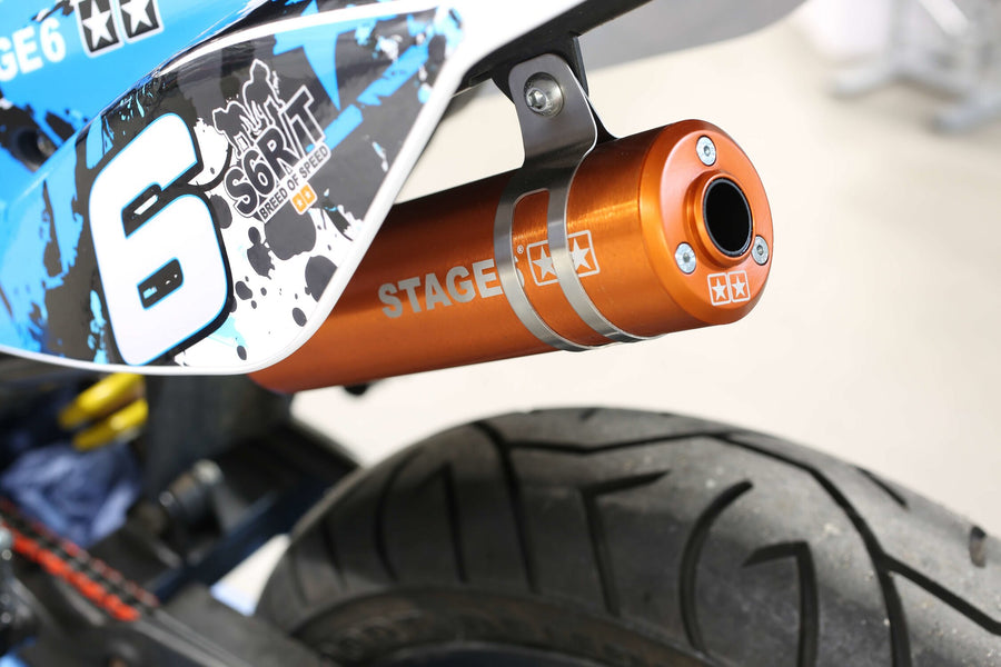 Aprilia RX Factory 50 2T - Auspuff 70cc CNC orange