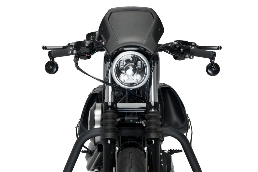 HARLEY DAVIDSON SPORTSTER 883 IRON XL 883 N [2012] – PLACA FRONTAL ALU – PRETO