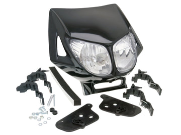 Aprilia RX Enduro 50 2T D50B0 [2007–] - Máscara de farol óptica dupla