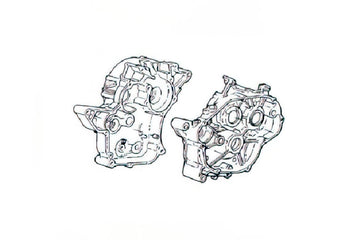 Beta RR SM 50 2T - Motorgehäuse original Ersatzteil