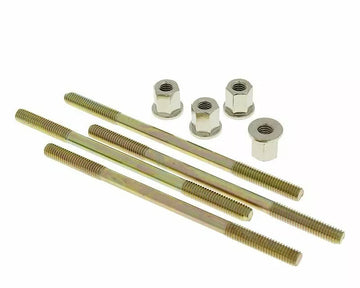 Yamaha DT 125 [NARAKU] – Conjunto de parafusos de cilindro incluindo porcas – 4 peças - 0