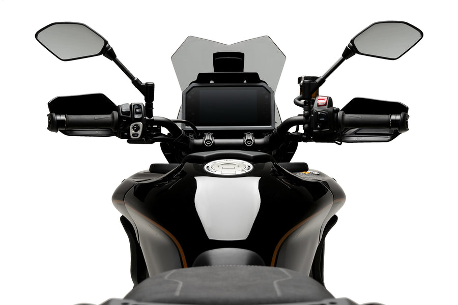 YAMAHA TRACER 9 GT PLUS [2024] – tela esportiva – preto fosco