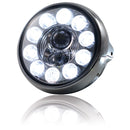 LED-Scheinwerfer "British Style" 7"
