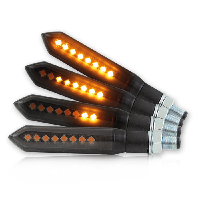 Kawasaki Z 650 – Par de indicadores LED de luz de circulação FLOW