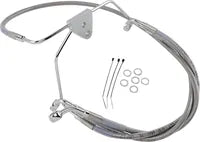 Harley Davidson Flhtcui [DRAG SPECIALTIES] - Kit de linha de freio em aço inoxidável, estendido