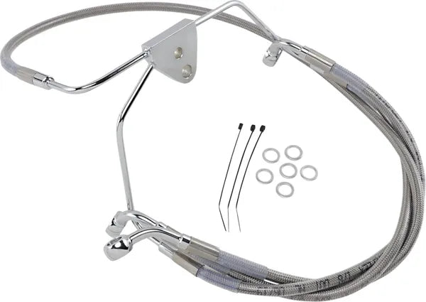 Harley Davidson Flhtcui [DRAG SPECIALTIES] - Kit de linha de freio em aço inoxidável, estendido