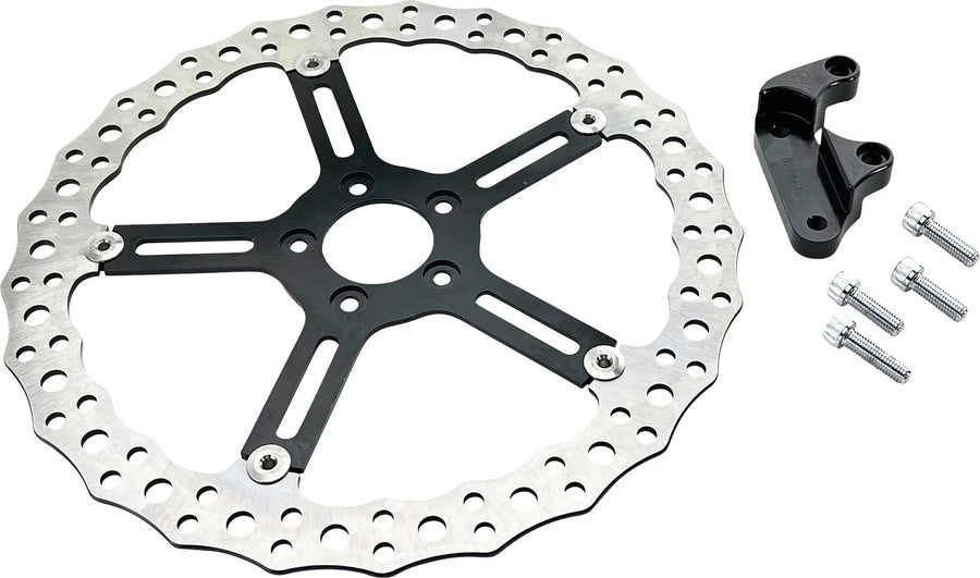 Harley Davidson fxlrst [ARLEN NESS] – Kit de rotor flutuante irregular de freio grande de 15"