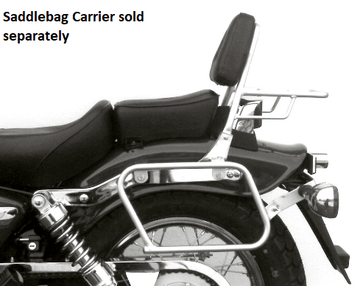 Honda CA 125 Rebel [1995-2001] - Sissybar com bagageiro cromado