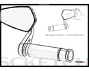 KTM 890 DUKE R [2025] – Espelho retrovisor Bond – Preto-9