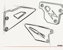 KTM 990 DUKE R [2025] – Placas de calcanhar – Preto-8