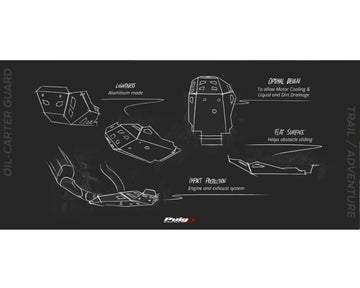 YAMAHA TRACER 9 Y-AMT [2025] – Proteção do motor – Preto - 0