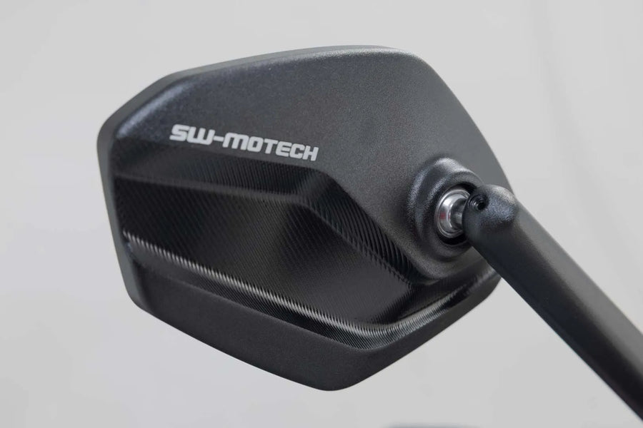 ducati monster 821 [SW-MOTECH] – Conjunto de espelhos esportivos, braço de espelho curto