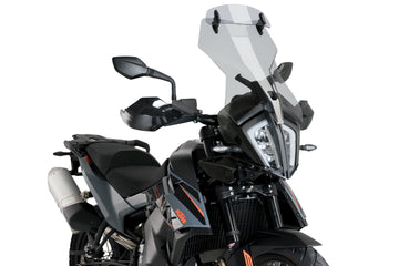 KTM 890 ADVENTURE R RALLY [2024] – pára-brisa touring com pára-brisa spoiler – escurecido