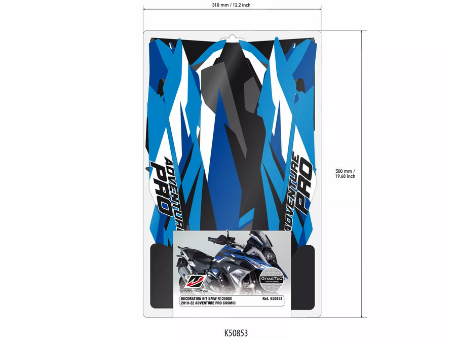 BMW R 1200 Gs [Uniracing] - Conjunto de adesivos